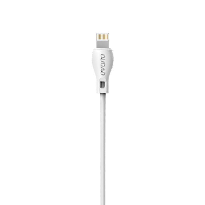 Dudao USB / Lightning data charging cable 2.4A 1m white (L4L 1m white) цена и информация | Savienotājkabeļi | 220.lv