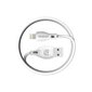 Dudao USB / Lightning data charging cable 2.4A 1m white (L4L 1m white) cena un informācija | Savienotājkabeļi | 220.lv