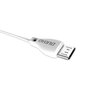 Dudao micro USB data charging cable 2.4A 1m white (L4M 1m white) cena un informācija | Savienotājkabeļi | 220.lv