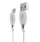 Dudao micro USB data charging cable 2.4A 1m white (L4M 1m white) цена и информация | Savienotājkabeļi | 220.lv