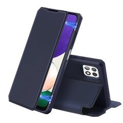Чехол Dux Ducis Skin X BookЧехол для Samsung Galaxy A22 5G, синий цена и информация | Чехлы для телефонов | 220.lv