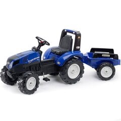 Falk Traktors New Holland ar piekabi цена и информация | Игрушки для мальчиков | 220.lv