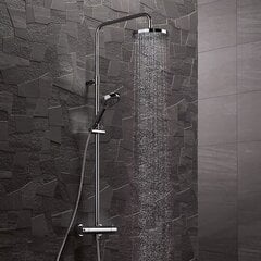 Душевая стойка Kludi Zenta dual shower system 6609505-00 цена и информация | Аксессуары для душа, смесителей | 220.lv