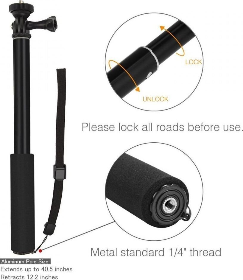 Tech-Protect THP625BLK cena un informācija | Selfie Sticks | 220.lv