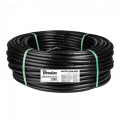 Pilienu laistīšanas šļūtene Bradas WATER FLOW DRIP, 50 m (16 / 0,9mm/ 33cm/ 2,0l/h) цена и информация | Оборудование для полива | 220.lv