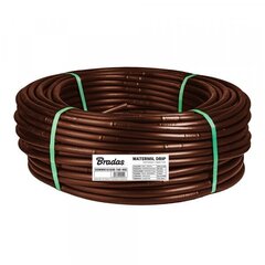 Pilienu laistīšanas šļūtene Bradas WATERMIL DRIP BROWN, 100 m (16 / 1,0mm / 33cm / 1,6l/h) цена и информация | Оборудование для полива | 220.lv