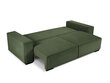 Trīsvietīgs dīvāns Micadoni Home Eveline, zaļš cena un informācija | Dīvāni | 220.lv