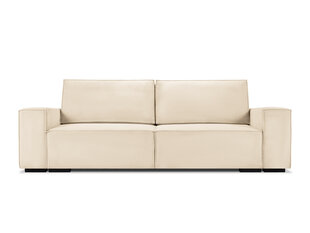 Trīsvietīgs dīvāns Micadoni Home Eveline, smilškrāsas cena un informācija | Dīvāni | 220.lv