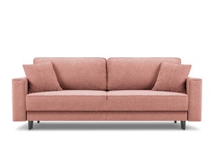 Trīsvietīgs dīvāns Micadoni Home Dunas, rozā/melns cena un informācija | Dīvāni | 220.lv