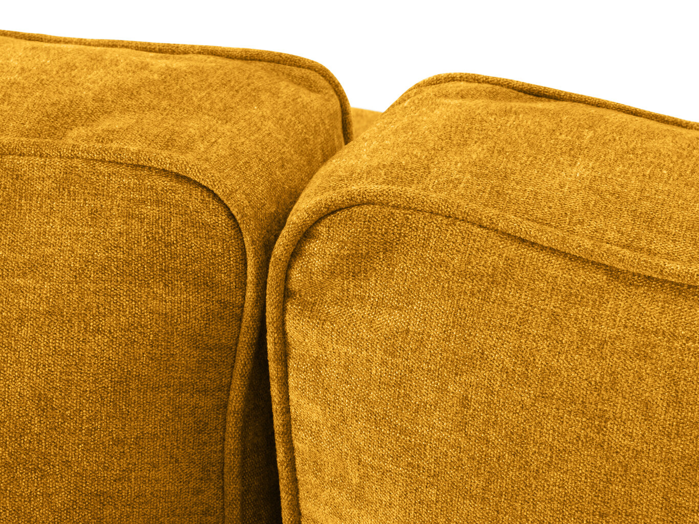 Trīsvietīgs dīvāns Micadoni Home Dunas, dzeltens/melns цена и информация | Dīvāni | 220.lv