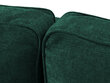 Trīsvietīgs dīvāns Micadoni Home Dunas, zaļš/melns cena un informācija | Dīvāni | 220.lv