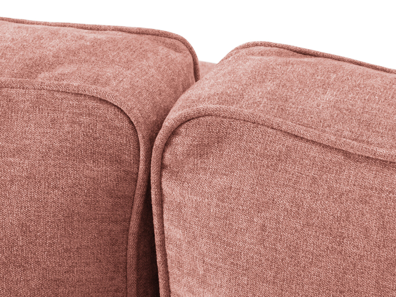 Trīsvietīgs dīvāns Micadoni Home Dunas, rozā/zeltainas krāsas cena un informācija | Dīvāni | 220.lv