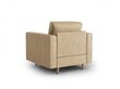 Krēsls mākslīgās ādas Micadoni Home Gobi, smilškrāsas cena un informācija | Atpūtas krēsli | 220.lv