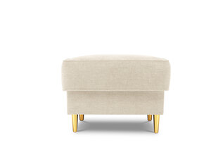 Krēsls Micadoni Home Dunas, smilškrāsas/zelta krāsas cena un informācija | Sēžammaisi, pufi | 220.lv