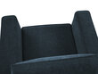 Krēsls Micadoni Home Dunas, tumši zils/zelta krāsas цена и информация | Atpūtas krēsli | 220.lv