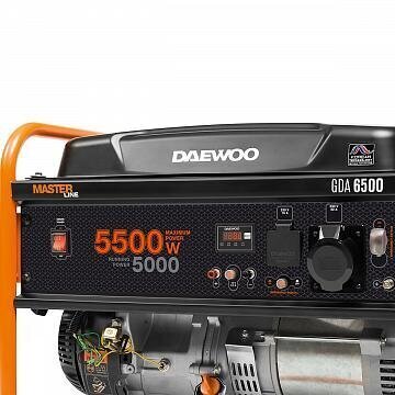 Benzīna elektriskais ģenerators Daewoo GDA 6500 cena un informācija | Elektrības ģeneratori | 220.lv