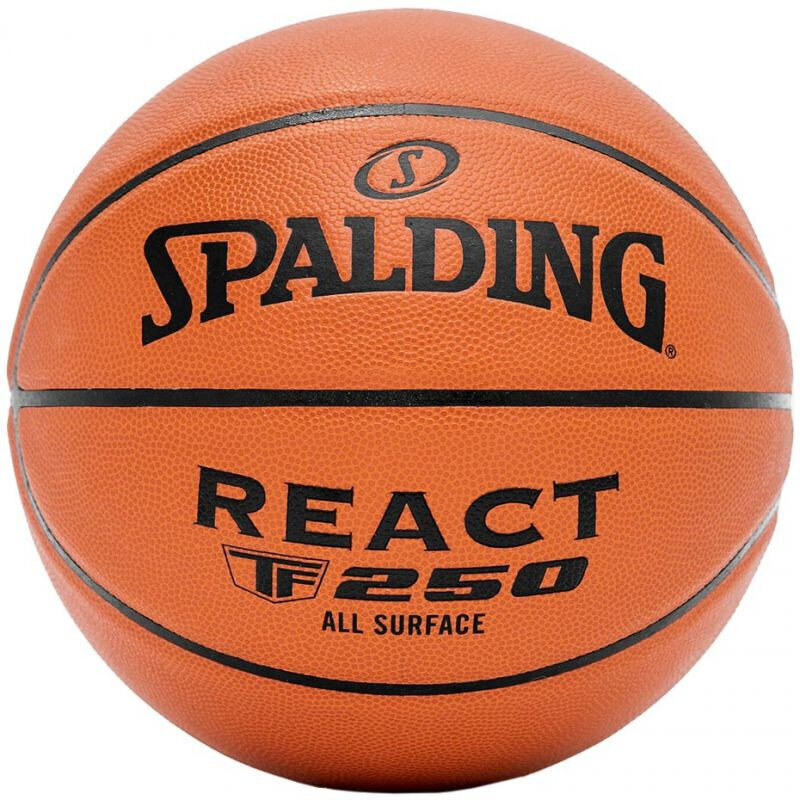 Basketbola bumba Spalding TF-250 React, 5 izmērs cena un informācija | Basketbola bumbas | 220.lv