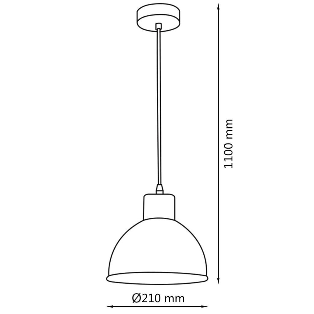 Eglo piekaramā lampa Truro 1, melna un vara, 49238 cena un informācija | Lustras | 220.lv