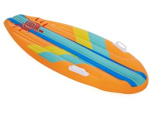 Надувной матрас Bestway "Surfboard", 114x46, оранжевый цена и информация | Надувные и пляжные товары | 220.lv