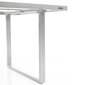 Ēdamistabas galda rāmis Kettler Ego Modular Dining, 160x95x68 cm, sudraba krāsas cena un informācija | Virsmas galdiem | 220.lv