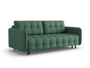 Trīsvietīgs dīvāns Micadoni Home Scaleta, zaļš/melns cena un informācija | Dīvāni | 220.lv