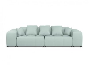 Trīsvietīgs dīvāns Micadoni Home Margo, gaiši zaļš cena un informācija | Dīvāni | 220.lv
