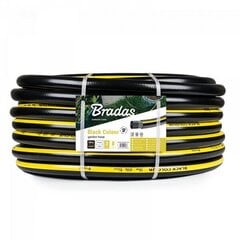 Шланг для полива садовый Bradas BLACK COLOUR 1" - 25 м цена и информация | Оборудование для полива | 220.lv