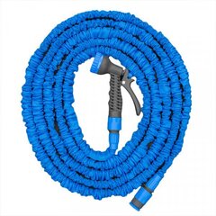 Шланг садовый растягивающийся с насадкой Bradas Trick Hose 10м-30м, синеватый цена и информация | Оборудование для полива | 220.lv