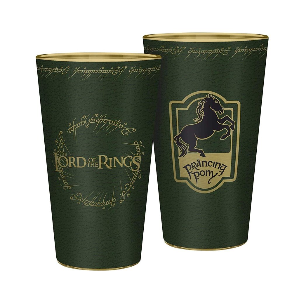 Lord of the Rings - Prancing Pony Large Glass, 400ml cena un informācija | Datorspēļu suvenīri | 220.lv