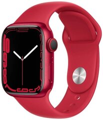 Viedpulkstenis Apple Watch Series 7 (GPS + Cellular LV, 41mm) (PRODUCT)RED alumīnija korpuss ar (PRODUCT)RED sporta siksniņu cena un informācija | Viedpulksteņi (smartwatch) | 220.lv