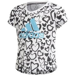 Спортивная футболка для девочек Adidas Must Haves Graphic Tee Jr GE093 74556 цена и информация | Рубашки для девочек | 220.lv