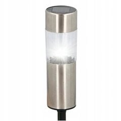 Saules baterijas dārza gaismeklis LED Silver Satine цена и информация | Уличное освещение | 220.lv