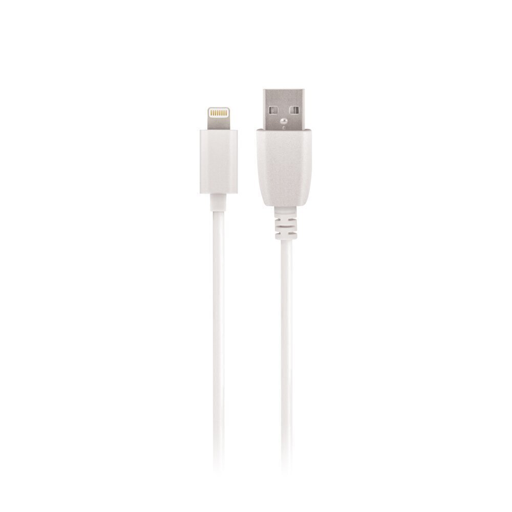 Maxlife kabelis USB - Lightning 0,5 m 2A, balts цена и информация | Savienotājkabeļi | 220.lv