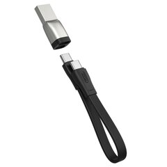 XO cable NB-Q170A PD USB-C - USB-C 0,2 m black 60W цена и информация | Кабели для телефонов | 220.lv