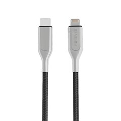 Кабель Forever Core Utra Fast MFI PD USB-C - Lightning 1,5 м 2,4А, черный цена и информация | Кабели для телефонов | 220.lv