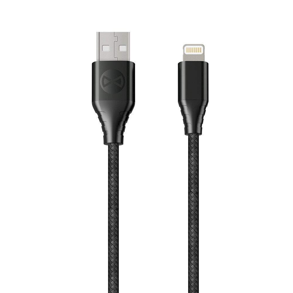 Forever Core MFI Classic kabelis USB - Lightning 3,0 m 2,4A, melns цена и информация | Savienotājkabeļi | 220.lv