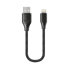 Forever Core MFI kabelis USB - Lightning 0,2 m 2,4A, melns цена и информация | Кабели для телефонов | 220.lv