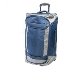 Ceļojumu soma ar riteņiem Airtex "ATLAS" 35L, zila, 611/55 цена и информация | Чемоданы, дорожные сумки | 220.lv