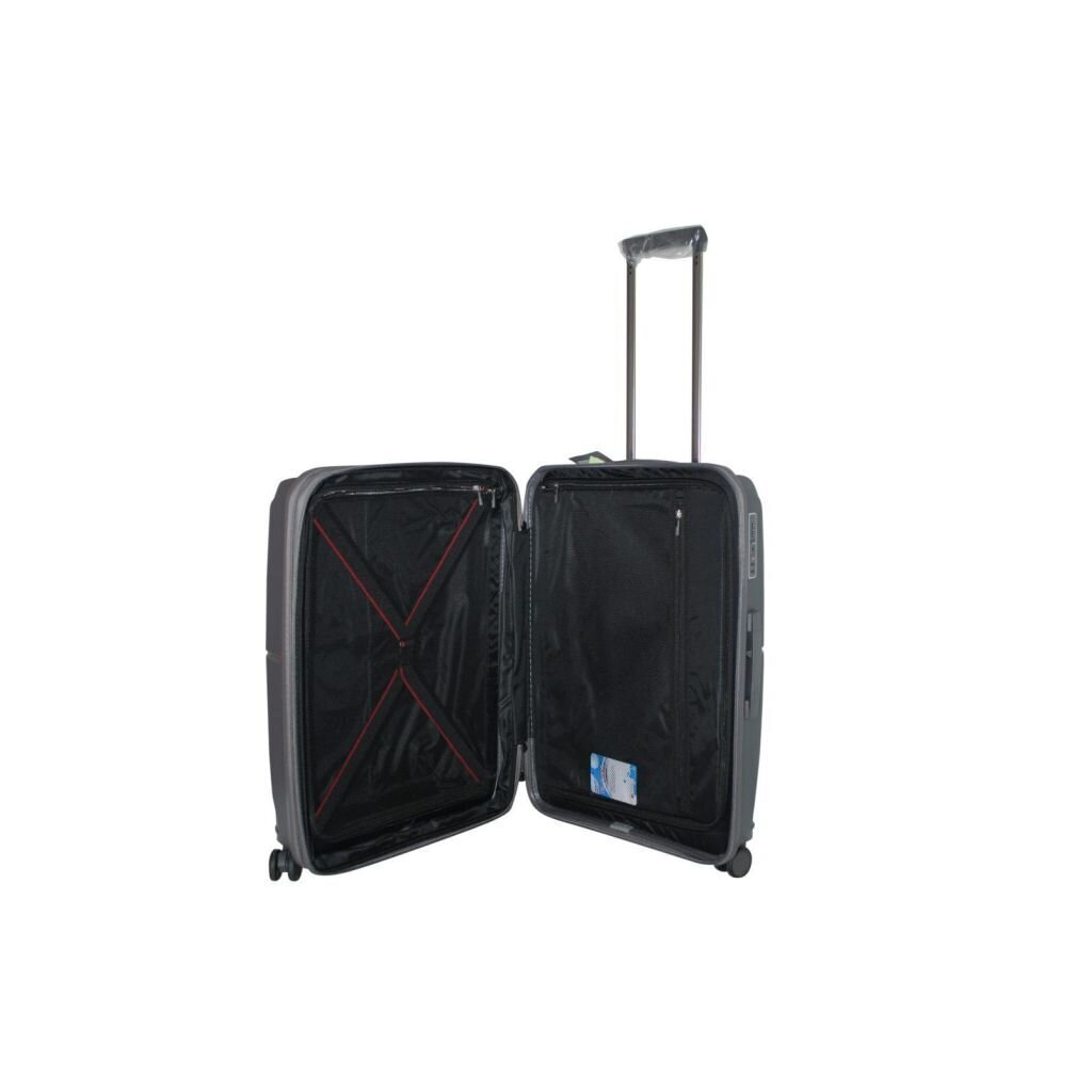 Airtex ceļojumu koferis, vidējs, melns, 75l, 245/24 cena un informācija | Koferi, ceļojumu somas | 220.lv