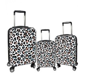 Airtex ceļojumu koferis, mazs, leoparda druka, 38l, 7295/20 cena un informācija | Koferi, ceļojumu somas | 220.lv