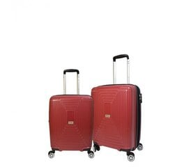 Airtex ceļojumu koferis, vidējs, sarkans, 70 L, 241/24 цена и информация | Чемоданы, дорожные сумки | 220.lv