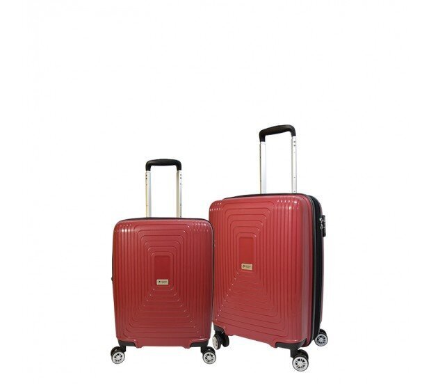 Airtex ceļojumu koferis, vidējs, sarkans, 70 L, 241/24 цена и информация | Koferi, ceļojumu somas | 220.lv