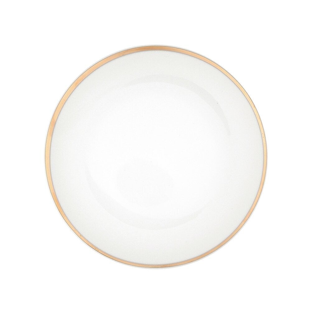 Porcelāna trauku komplekts Mariapaula Moderna Gold 18 daļas cena un informācija | Trauki, šķīvji, pusdienu servīzes | 220.lv