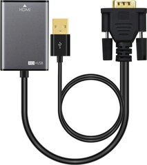 MicroConnect VGAHDMI cena un informācija | Kabeļi un vadi | 220.lv