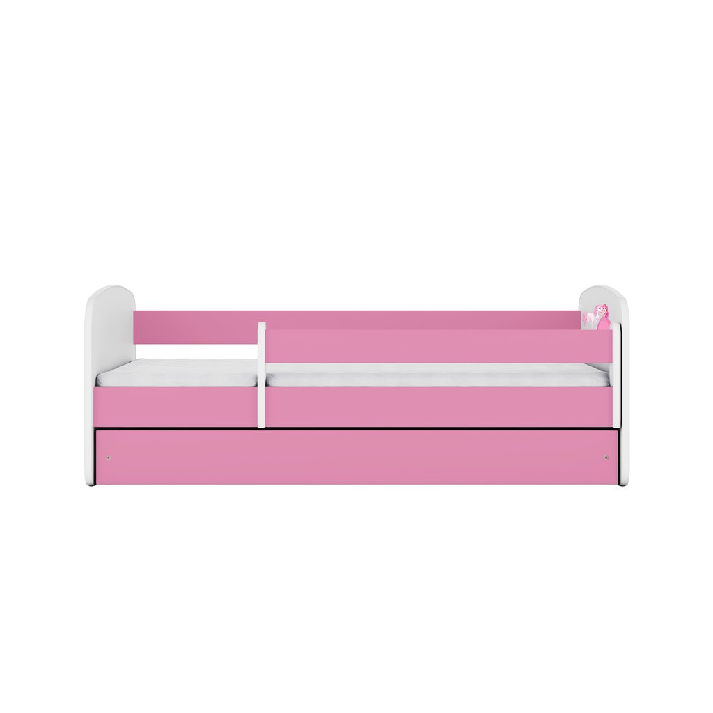 Bērnu gulta ar matraci Kocot Kids Babydreams, 80x180 cm, rozā cena un informācija | Bērnu gultas | 220.lv