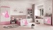 Bērnu gulta ar matraci Kocot Kids Babydreams, 70x140 cm, rozā cena un informācija | Bērnu gultas | 220.lv