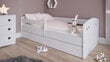 Bērnu gulta ar matraci Kocot Kids Julia, 80x140 cm, balta cena un informācija | Bērnu gultas | 220.lv