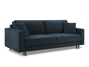 Trīsvietīgs dīvāns Micadoni Home Dunas, tumši zils/melns cena un informācija | Dīvāni | 220.lv