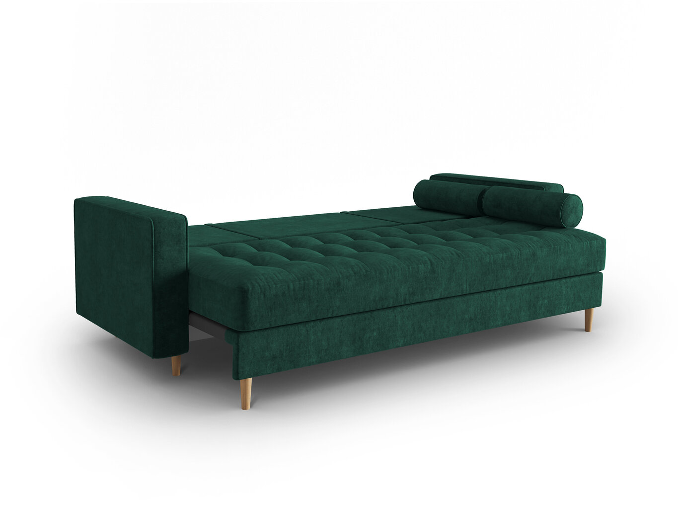 Trīsvietīgs dīvāns Micadoni Home Gobi, zaļš cena un informācija | Dīvāni | 220.lv