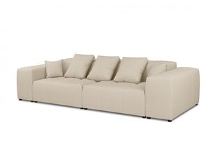 Trīsvietīgs dīvāns Micadoni Home Margo, smilškrāsas cena un informācija | Dīvāni | 220.lv